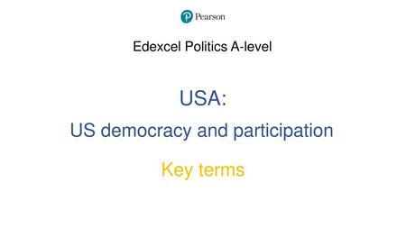 Edexcel Politics A-level