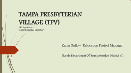 Zenia Gallo –  Relocation Project Manager