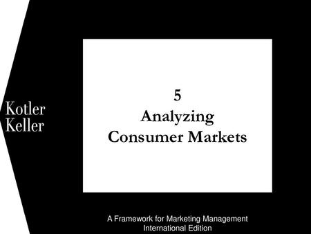 5 Analyzing Consumer Markets