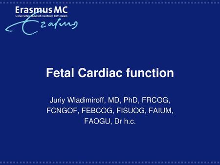 Fetal Cardiac function