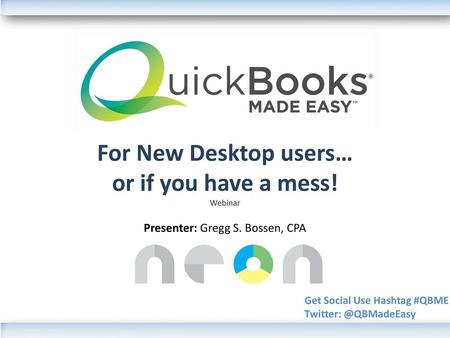 For New Desktop users… or if you have a mess!