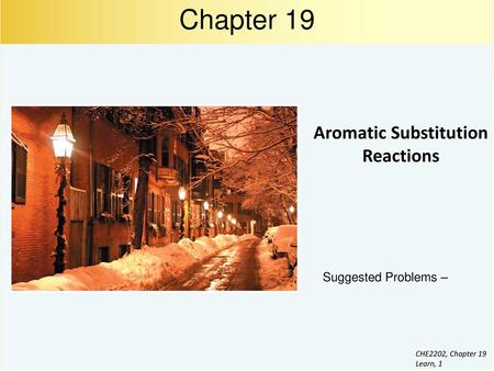 Aromatic Substitution Reactions