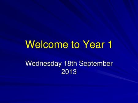 Wednesday 18th September 2013