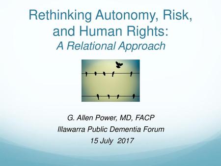 Rethinking Autonomy, Risk, and Human Rights: A Relational Approach