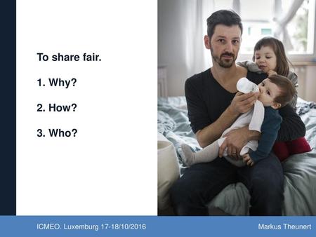 To share fair. 1. Why? 2. How? 3. Who?