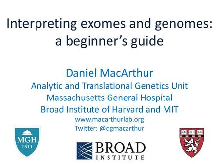 Interpreting exomes and genomes: a beginner’s guide