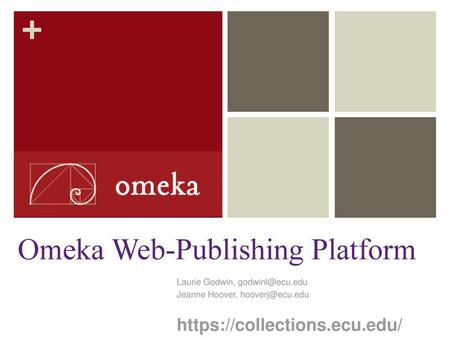 Omeka Web-Publishing Platform