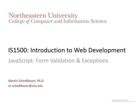 IS1500: Introduction to Web Development