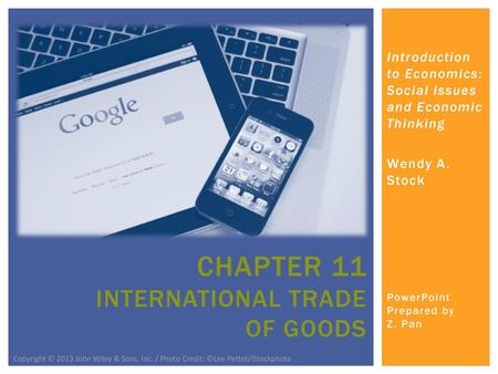 Chapter 11 International Trade of Goods