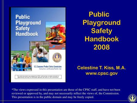 Public Playground Safety Handbook 2008