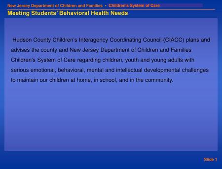 Children's System of Care