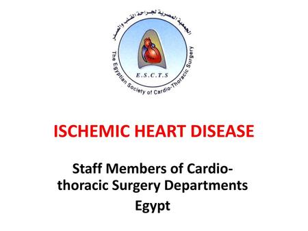 ISCHEMIC HEART DISEASE