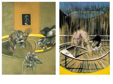 Francis Bacon FIGURE STUDY II (STUDY FOR THE MAGDELEN) The extraordinary sexless figure is bent low,