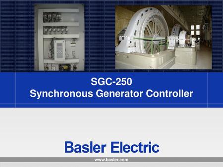 SGC-250 Synchronous Generator Controller