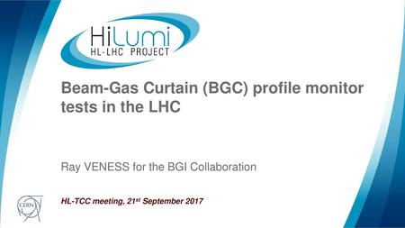 Beam-Gas Curtain (BGC) profile monitor tests in the LHC