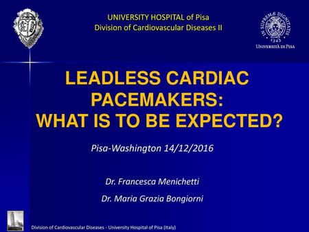 LEADLESS CARDIAC PACEMAKERS: