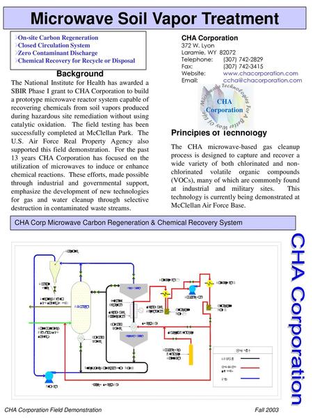 Microwave Soil Vapor Treatment