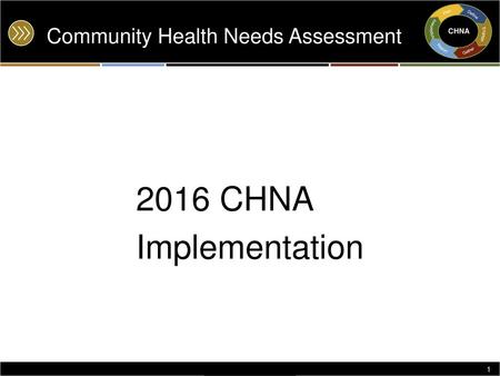 Community Health Needs Assessment