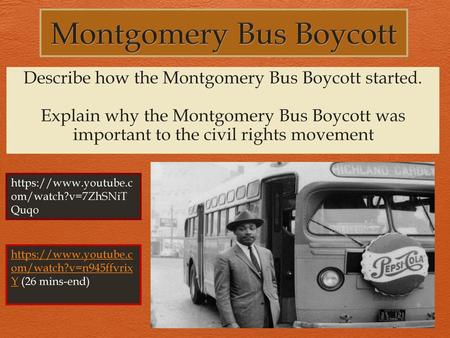 Montgomery Bus Boycott