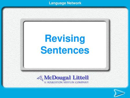 Language Network Revising Sentences.