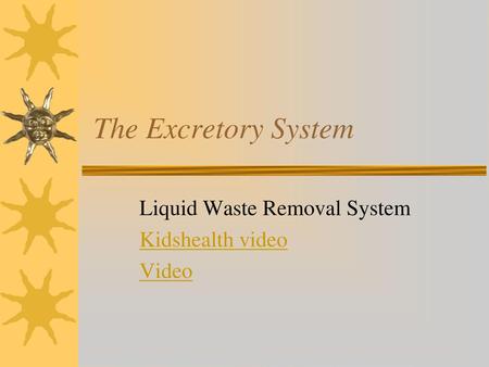 Liquid Waste Removal System Kidshealth video Video