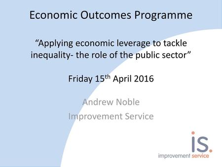 Andrew Noble Improvement Service