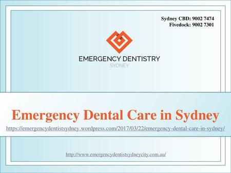 Emergency Dental Care in Sydney