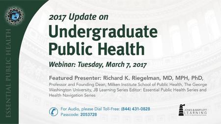 Meet the Author Richard Riegelman, MD, MPH, PhD