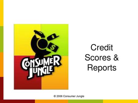 Credit Scores & Reports