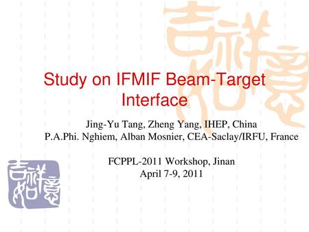 Study on IFMIF Beam-Target Interface