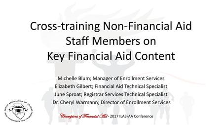 Michelle Blum; Manager of Enrollment Services