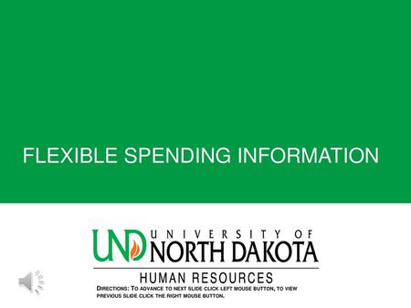 FLEXIBLE SPENDING INFORMATION