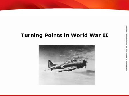 Turning Points in World War II