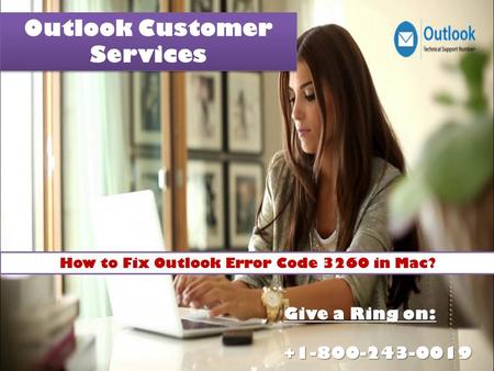 18002430019 Fix Outlook Error Code 3260 in Mac
