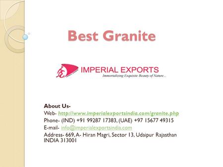 Best Granite