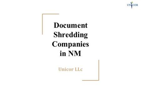 Why choose professional document shredding companies in NM?