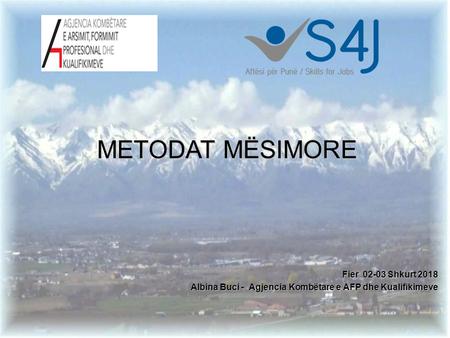 METODAT MËSIMORE 