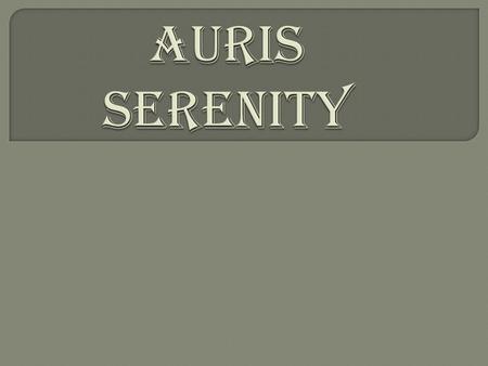 Auris serenity - Auris serenity Malad 