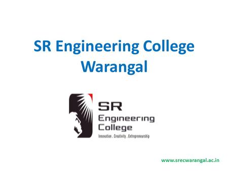 SR Engineering College Warangal