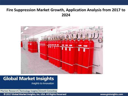 © 2017 Global Market Insights, Inc. USA. All Rights Reserved  Fire Suppression Market Growth, Application Analysis from 2017 to 2024.