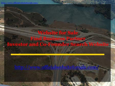 Website for Sale Find Business Partner Investor and Co-Founder Search Website