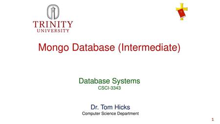 Mongo Database (Intermediate)