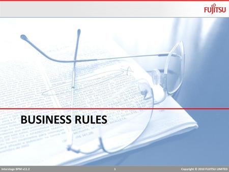 Business rules.