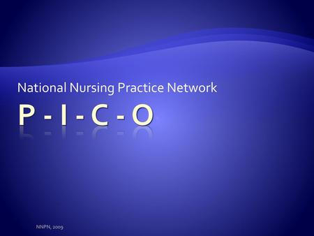 National Nursing Practice Network