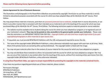 Please read the following License Agreement before proceeding.