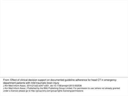 Figure 1 Screenshots of electronic clinical decision support data collection screens. From: Effect of clinical decision support on documented guideline.