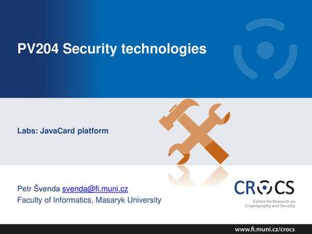 PV204 Security technologies