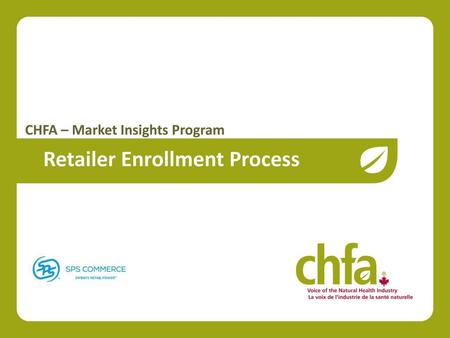 Retailer Enrollment Process