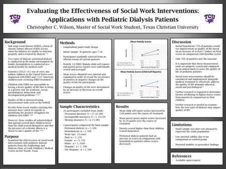 Evaluating the Effectiveness of Social Work Interventions: