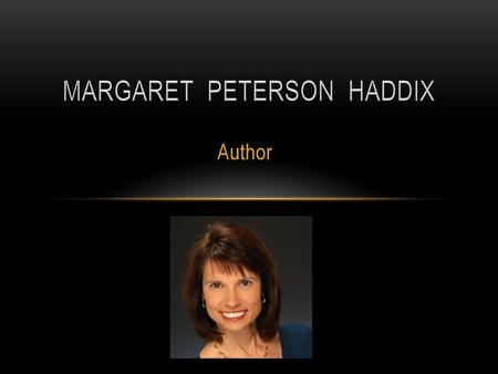 Margaret Peterson Haddix